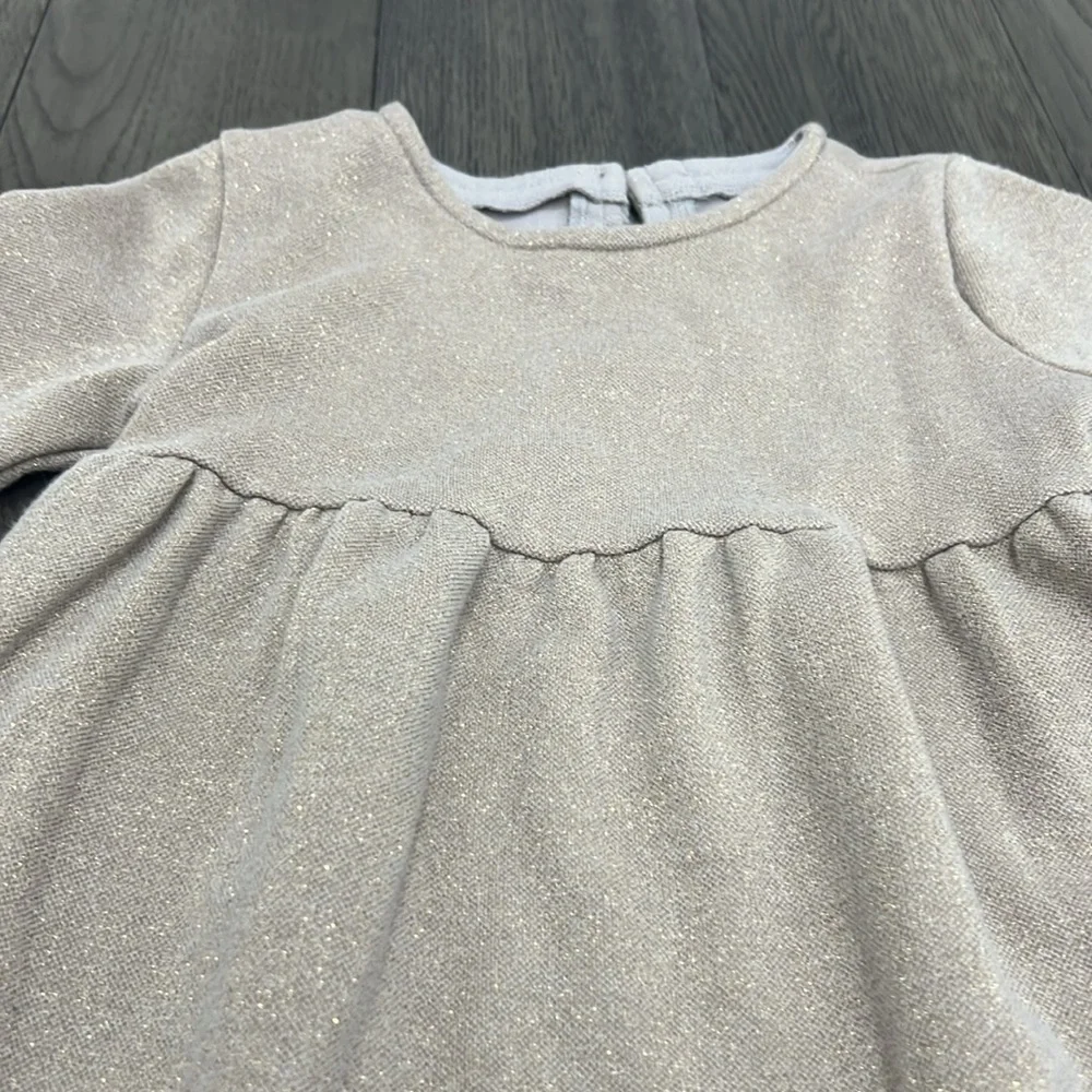 Old Navy three-quarter length sleeve baby doll like sparkle sweaterdress
